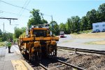 Getting Ready to Tamp the Gravel